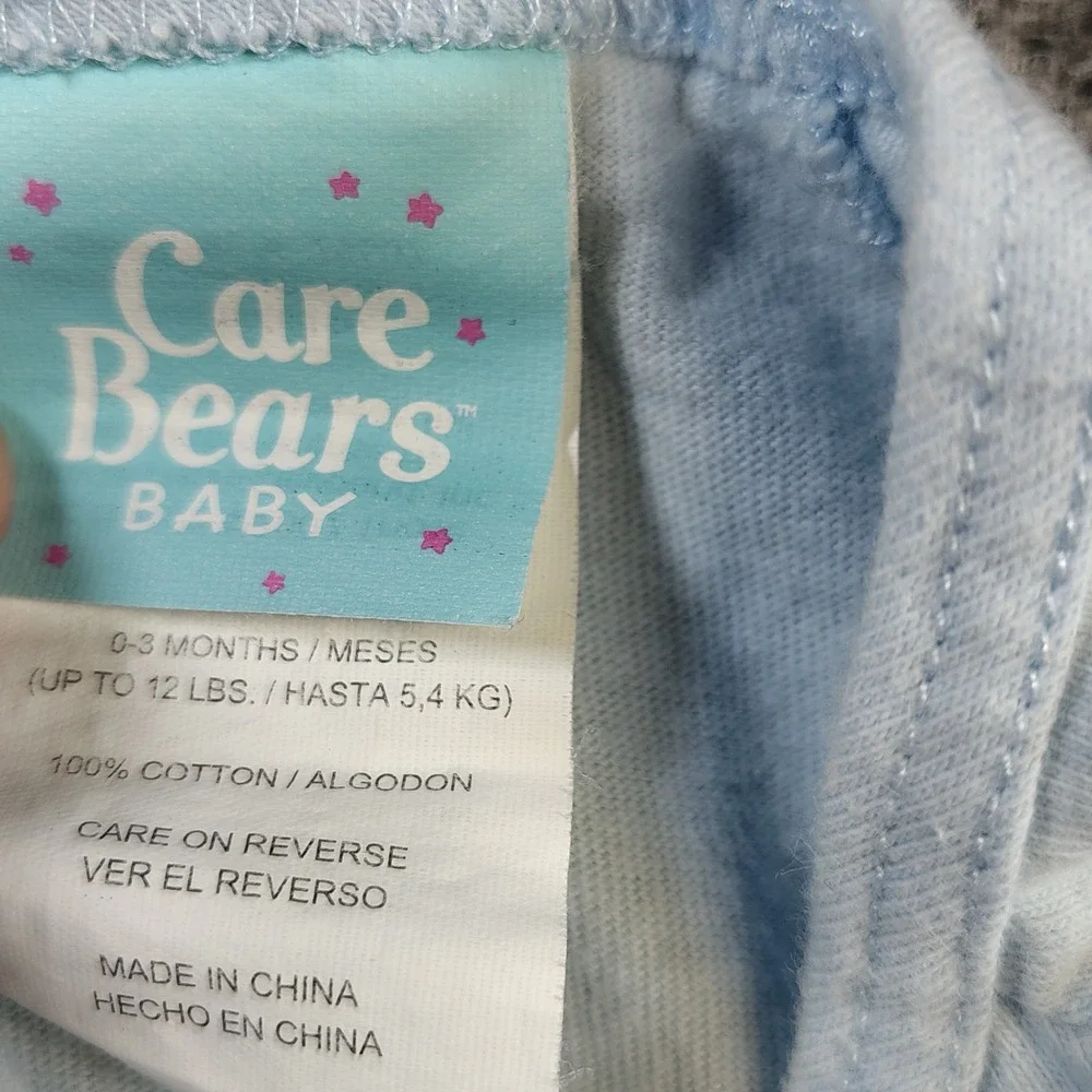 Vtg Care bears one piece 0/3 months
